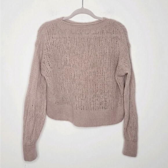 Nwot Other Stories Tan Wool Alpaca Blend Crew Neck Sweater Sz XS - Picture 3 of 8